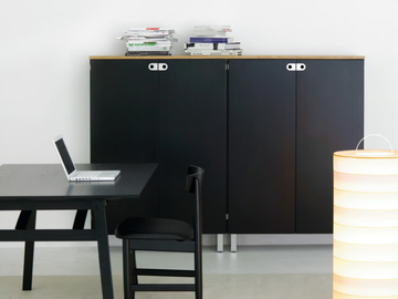 2K-SKÅP - Wood veneer highboard / office storage unit by Karl Andersson - view 3